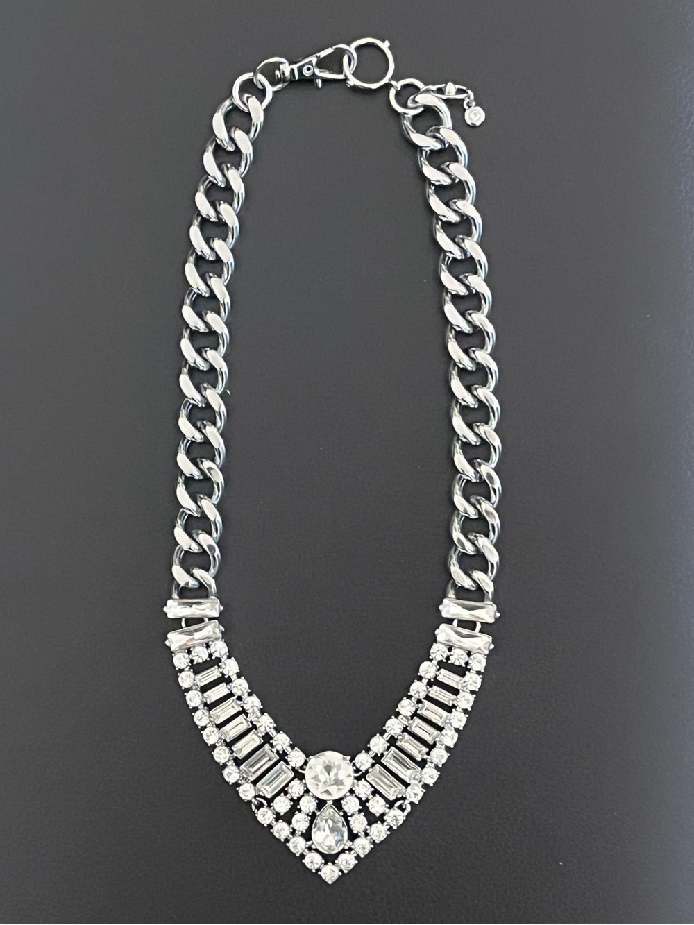 CAbi Stage Crystal Statement Necklace
